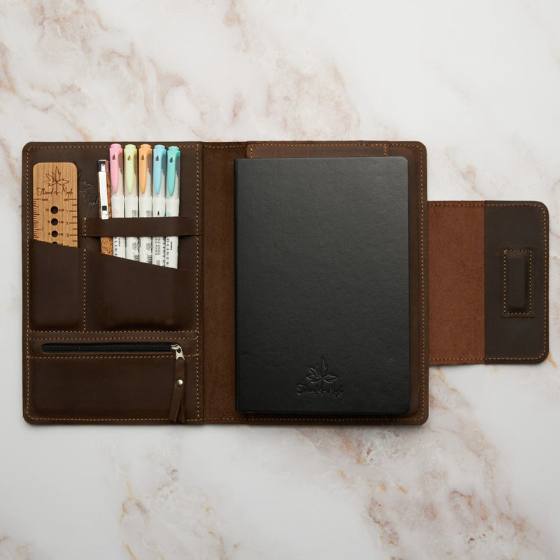 Travel Notebook Wallet Insert, Additional Zip Pockets for Colorful Faux  Leather Travel Notebook 