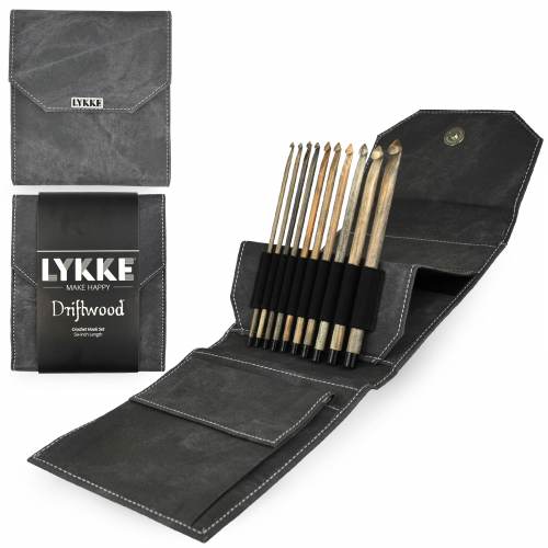 Lykke Driftwood 10pc Standard Crochet Set