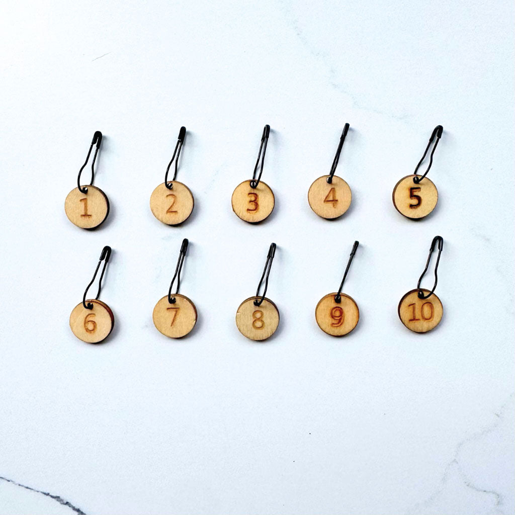 Numbered Stitch Markers