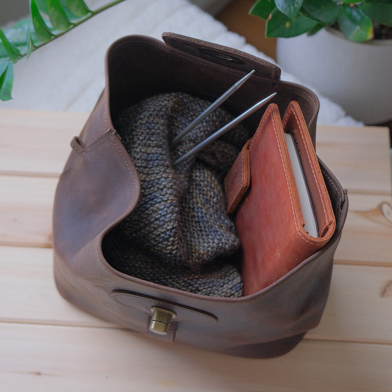 Leather Pop Up Bag – Thread and Maple