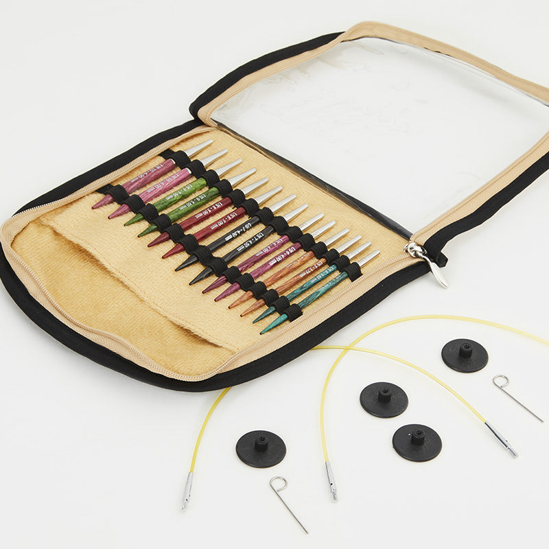 Interchangeable deals knitting needle set