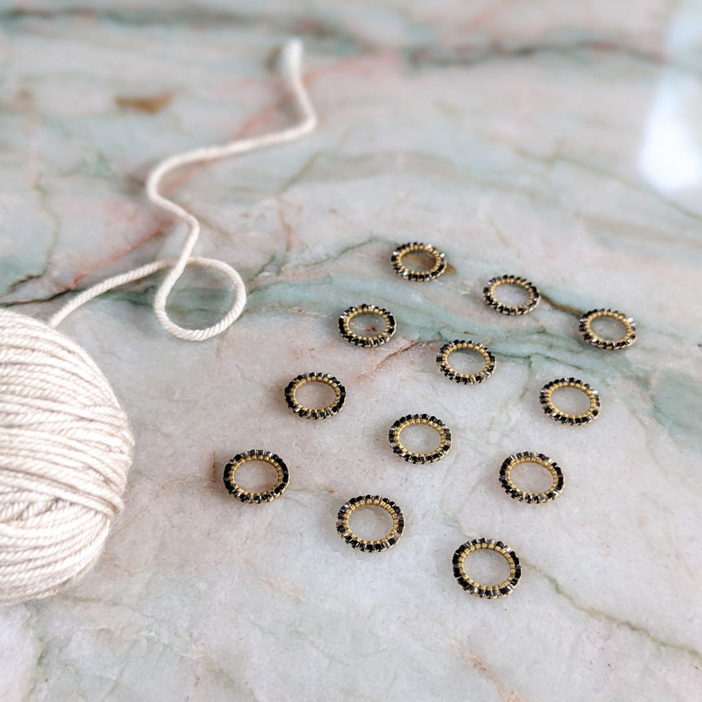 How To Make Beaded Stitch Markers for Knitting - DIY Crafts