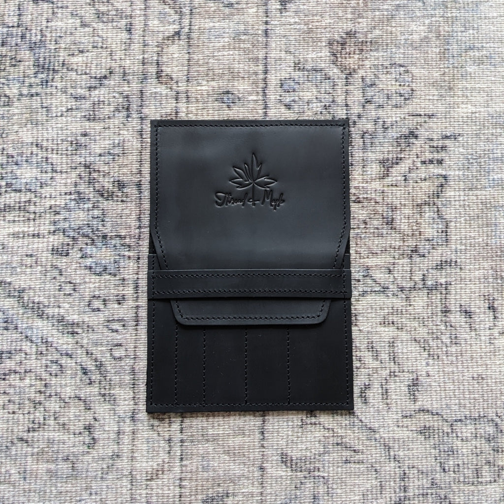 Needle Holder Slip - Black - Leather Goods