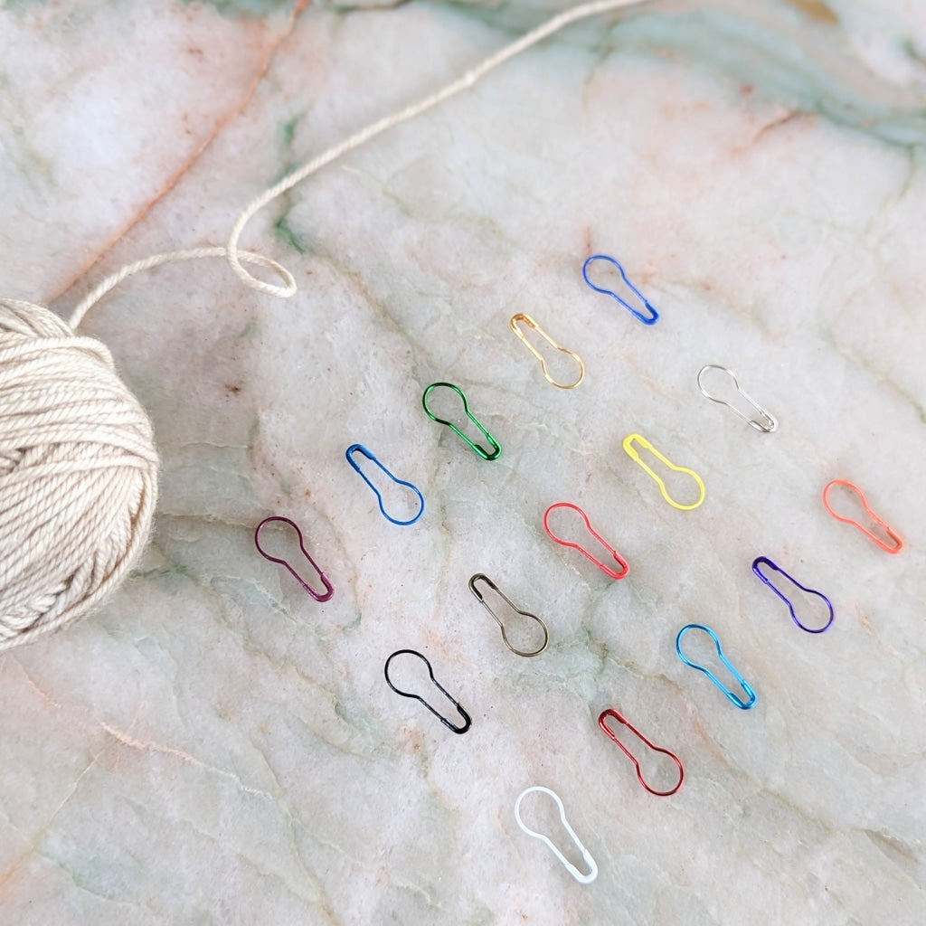 Metal Crochet Stitch Markers For DIY Knitting Heart Shaped Stitch Markers